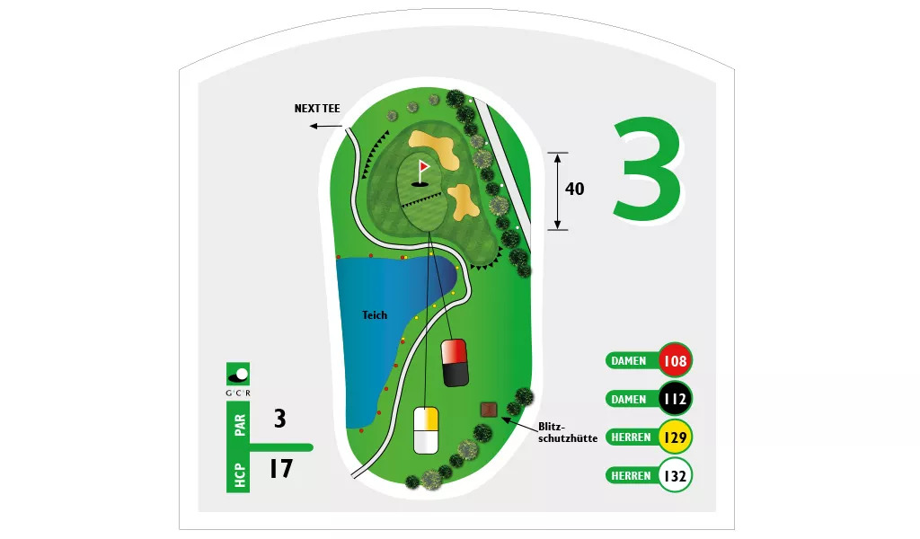 Golfclub Rheinhessen: Spielbahn 3
