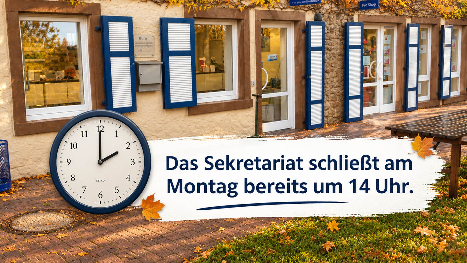 Foto des Sekretariat des GC Rheinhessen